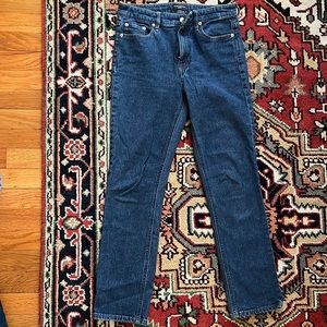 CLUB MONACO High Rise Skinny Jeans | Sz 25 | Blue